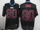 NFL New York Giants #80 Cruz Lights Out BLACK