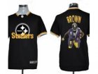 Nike Pittsburgh Steelers #84 Antonio Brown Team ALL-Star Fashion Jerseys