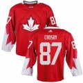 Men Adidas Team Canada #87 Sidney Crosby Red 2016 World Cup Ice Hockey Jersey