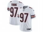 Mens Nike Chicago Bears #97 Willie Young Vapor Untouchable Limited White NFL Jersey