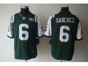 Nike New York Jets #6 Mark Sanchez Green[Limited]Jerseys