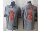 Nike jerseys cleveland browns #2 manziel grey[Elite vapor]