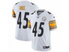 Mens Nike Pittsburgh Steelers #45 Roosevelt Nix Vapor Untouchable Limited White NFL Jersey