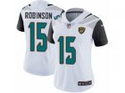 Women Nike Jacksonville Jaguars #15 Allen Robinson White Vapor Untouchable Limited Player NFL Jersey