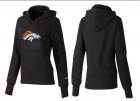 Women Denver Broncos Logo Pullover Hoodie-5