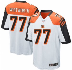 Men\'s Nike Cincinnati Bengals #77 Andrew Whitworth Game White NFL Jersey