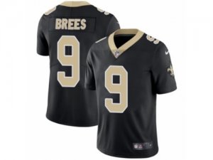 Mens Nike New Orleans Saints #9 Drew Brees Vapor Untouchable Limited Black Team Color NFL Jersey