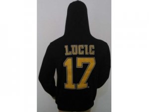 nhl jerseys boston bruins #17 lucic black[pullover hooded sweatshirt][ccm]