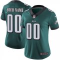 Womens Nike Philadelphia Eagles Customized Midnight Green Team Color Vapor Untouchable Limited Player NFL Jersey