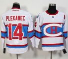 Montreal Canadiens #14 Tomas Plekanec White 2016 Winter Classic Stitched NHL Jersey