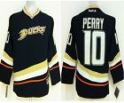 Youth nhl jerseys anaheim ducks #10 perry black