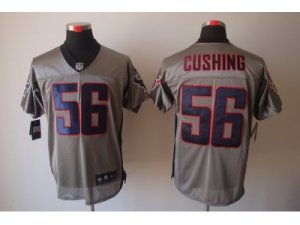 Nike NFL Houston Texans #56 Brian Cushing Grey Shadow Jerseys