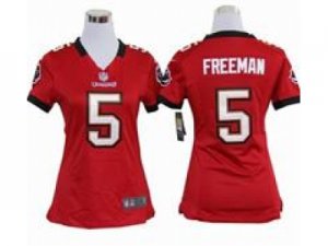 Nike Women NFL Tampa Bay Buccaneers #5 Josh Freeman Red Jerseys