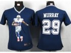 Nike Women Dallas Cowboys #29 Murray Blue Portrait Fashion Game Jersey