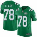 Mens Nike New York Jets #78 Ryan Clady Limited Green Rush NFL Jersey