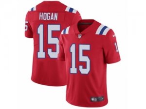 Mens Nike New England Patriots #15 Chris Hogan Vapor Untouchable Limited Red Alternate NFL Jersey