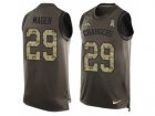 Nike Los Angeles Chargers #29 Craig Mager Limited Green Salute to Service Tank Top NFL Jersey