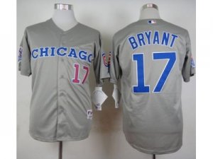 MLB Chicago Cubs #17 Kris Bryant Grey 1990 Turn Back The Clock Stitched Baseball jerseys