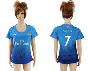 2017-18 Arsenal 7 ALEXIS Away Women Soccer Jersey