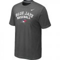 Nike MLB Toronto Blue Jay 2014 Home Practice T-Shirt - Dark Grey