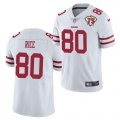 Nike 49ers# 80 Jerry Rice White 75th Anniversary Vapor Untouchable Limited Jersey