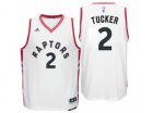 Mens Toronto Raptors #2 P. J. Tucker adidas White Player Swingman Home Jersey