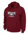 Philadelphia Eagles Critical Victory Pullover Hoodie RED