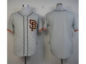 MLB San Francisco Giants Blank Grey Cool Base Jersey(2012 SF Style)