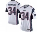 Mens Nike New England Patriots #34 Rex Burkhead Limited White NFL Jersey