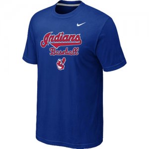 Nike MLB Cleveland Indians 2014 Home Practice T-Shirt - Blue