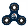 Oilers Team Logo Blue Finger Spinner