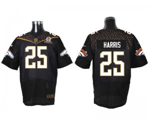 2016 PRO BOWL Nike Denver Broncos #25 Chris Harris Jr black jerseys(Elite)