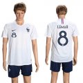 France 8 LEMAR Away 2018 FIFA World Cup Soccer Jersey