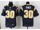 Nike St.Louis Rams #30 Zac Stacy blue jerseys[Elite]