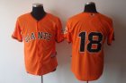 2010 World Series Patch San Francisco Giants #18 cain Orange