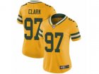 Women Nike Green Bay Packers #97 Kenny Clark Limited Gold Rush NFL Jersey