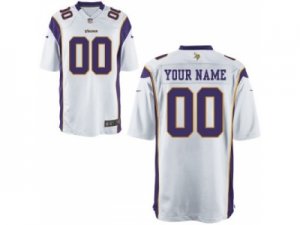 Nike Youth Minnesota Vikings Customized Game White Jersey