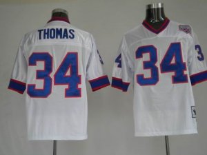 nfl buffalo bills #34 thomas m&n white