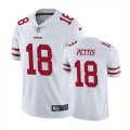 Nike 49ers #18 Dante Pettis White Vapor Untouchable Limited Jersey
