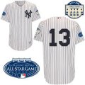 mlb new york yankees #13 rodriguez white(2009 logo)