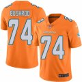 Youth Nike Miami Dolphins #74 Jermon Bushrod Limited Orange Rush NFL Jersey