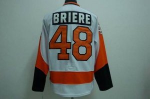 nhl philadelphia flyers #48 briere white winter classic