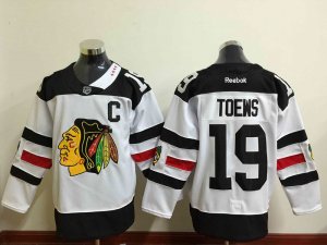 NHL Chicago Blackhawks #19 Jonathan Toews white 2016 winter classic Jerseys