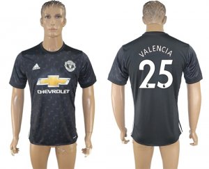 2017-18 Manchester United 25 VALENCIA Away Thailand Soccer Jersey