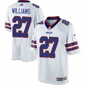 Mens Nike Buffalo Bills #27 Duke Williams Limited White NFL Jersey