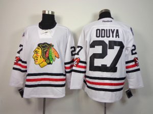 NHL Chicago Blackhawks #27 ODUYA white[2015 winter classic)