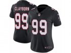 Women Nike Atlanta Falcons #99 Adrian Clayborn Vapor Untouchable Limited Black Alternate NFL Jersey