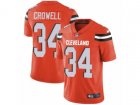 Nike Cleveland Browns #34 Isaiah Crowell Vapor Untouchable Limited Orange Alternate NFL Jersey