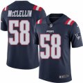 Youth Nike New England Patriots #58 Shea McClellin Limited Navy Blue Rush NFL Jersey