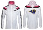 NFL St. Louis Rams dust coat trench coat windbreaker 8